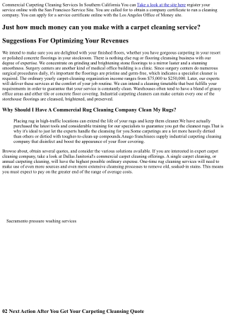 Carpet, Tile & Upholstery Cleaning Services In Coachella Valley