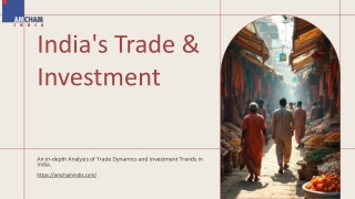 India's Trade & Investment