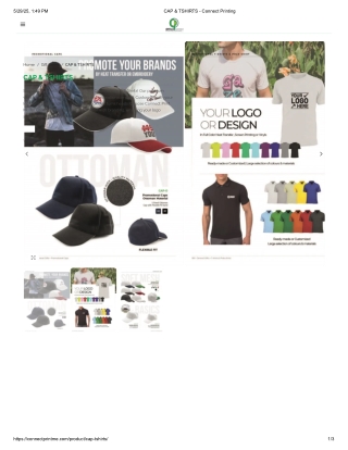 CAP & TSHIRTS - Connect Printing