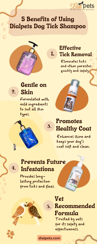 5 Benefits of Using Dialpets Dog Tick Shampoo