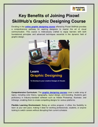 Graphic designing courses online