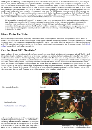 5 Reasons It's Better To Enjoy A Video Game At A Sports Bar As Opposed To An Are