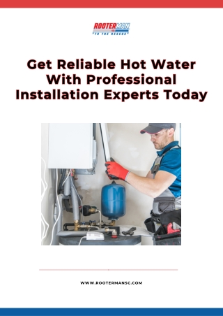 Affordable And Fast Water Heater Installs Done Right Locally