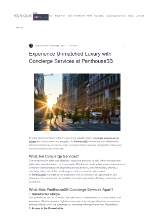 Concierge services