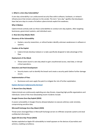 What Is a Zero-Day Vulnerability