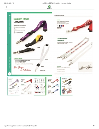 CARD HOLDER & LANYARDS - Connect Printing