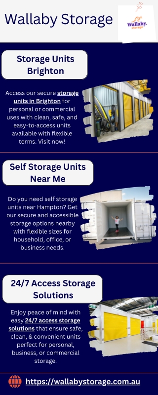 Storage Units Brighton
