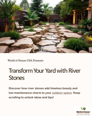 Riverstone Collection | River Pebbles & outdoor Garden Stones