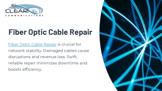 Fiber Optic Cable Repair
