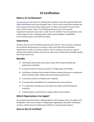 CE Certification-Article- 1-04-2022.docx