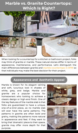 Marble vs. Granite Countertops: Which Is Right?