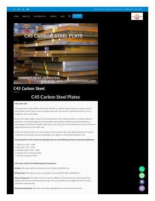 C45 Carbon Steel