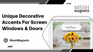 Patriotic Magnet for Screen Door Decorations - Mesh Magnets