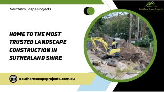 Home to the Most Trusted Landscape Construction in Sutherland Shire