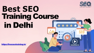 Best SEO Training Course - contact@freeseotraining.in