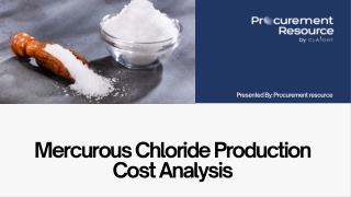 Mercurous Chloride Production Cost Analysis