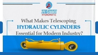 What Makes Telescoping Hydraulic Cylinders Essential for Modern Industry