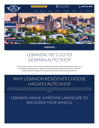 german auto repair Lebanon