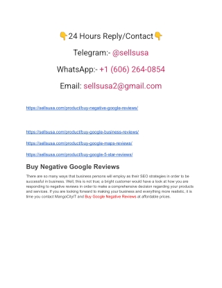 22 Site To Buy Negative Google Reviews 2025