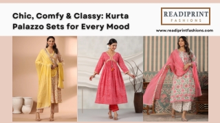 Chic, Comfy & Classy Kurta Palazzo Sets for Every Mood