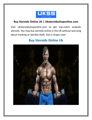 Buy Steroids Online Uk  Uksteroidsshoponline.com