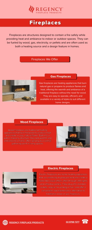 Discover Regency Fireplace Products in Australia