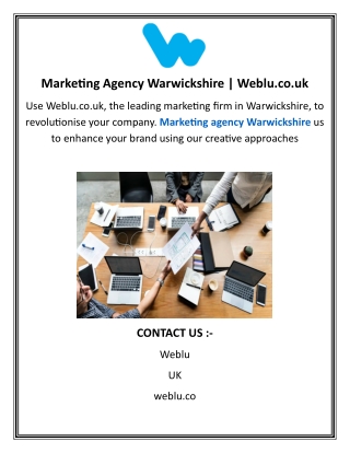 Marketing Agency Warwickshire  Weblu.co.uk