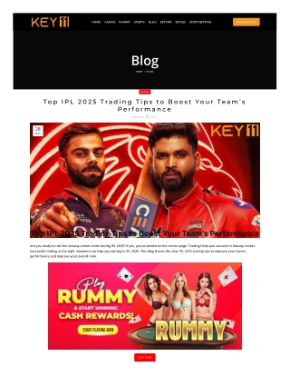 Top IPL 2025 Trading Tips to Boost Your Team’s Performance