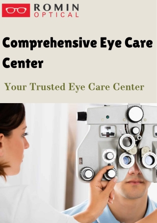 Professional Eye Care with a Personal Touch