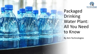 Packaged Drinking Water Plant All You Need to Know_