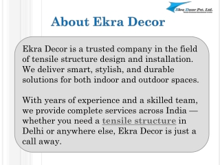 About Ekra Decor