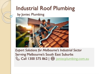 Industrial Roof Plumbing