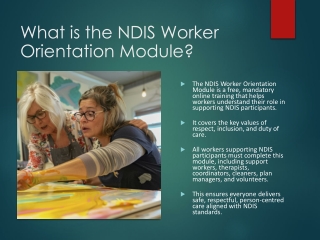 NDIS Worker Orientation Module: What You Need to Know