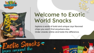 Global Flavor with Exotic World Snacks – Lays Flavored Chips Online