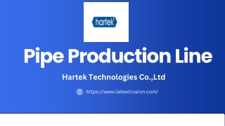 Pipe Production Line - Labextrusion.com