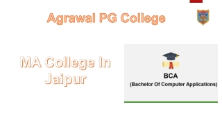 MA college In Jaipur