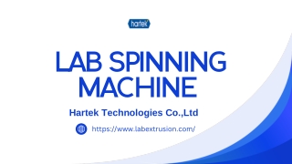 Lab Spinning Machine - Labextrusion.com