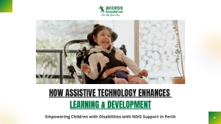 Enhances Learning & Development for Children with Disabilities