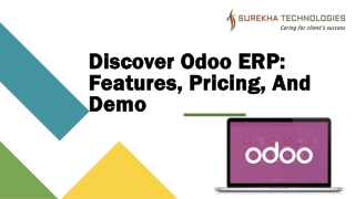 Discover Odoo ERP-Features, Pricing, And Demo_