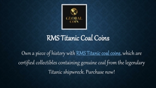 RMS Titanic Coal Coins