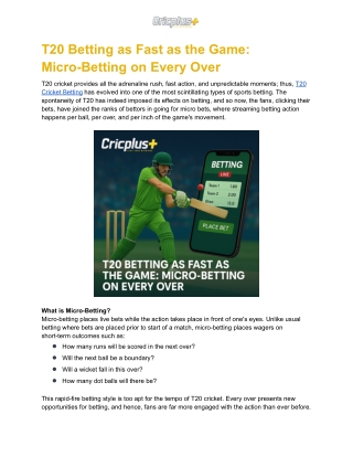 T20 Betting as Fast as the Game_ Micro-Betting on Every Over