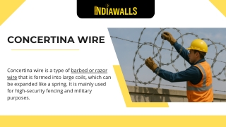 Concertina Wire for High-Security Fencing | Durable & Affordable Razor Wire