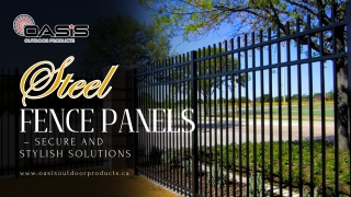 Steel Fence Panels – Strong, Stylish & Secure