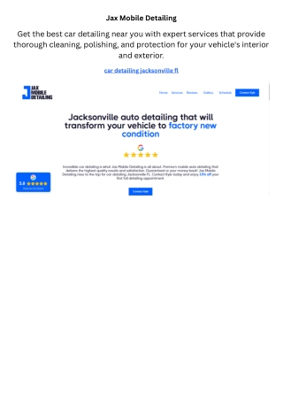 Jax Mobile Detailing