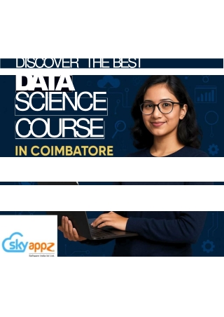 Discover the Best Data Science Course in Coimbatore