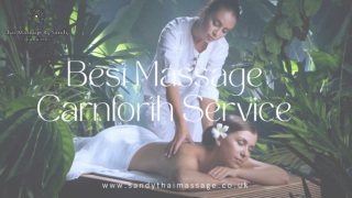 Sandy Thai Massage – Authentic Thai Healing in Lancaster & Carnforth
