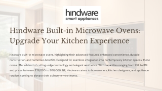 Hindware Built-in Microwave Ovens: Upgrade Your Kitchen Experience