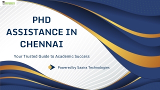 PhD Assistance in Chennai
