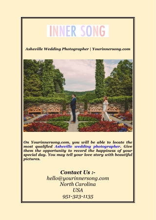 Asheville Wedding Photographer | Yourinnersong.com