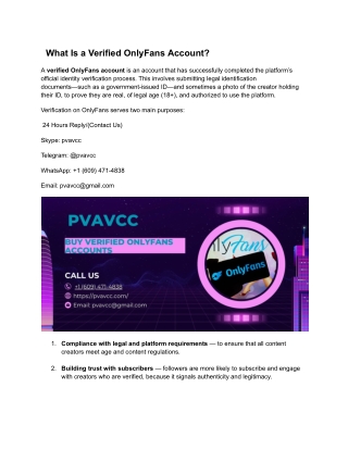 How Much Does a Verified US/UK OnlyFans Account Cost?